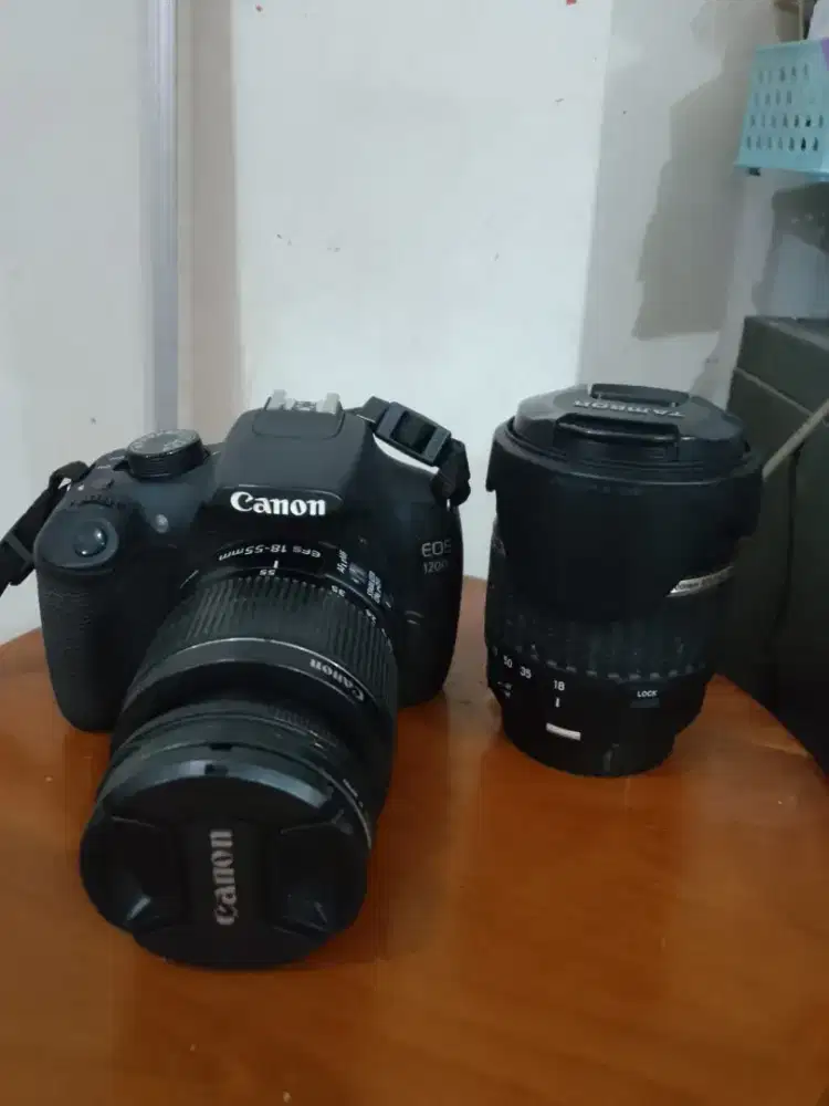 jual kamera canon + 2 lensa