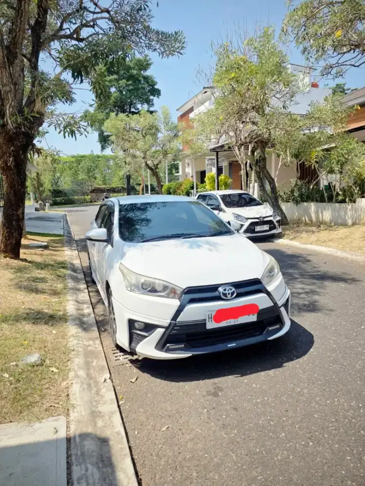 Jual cepat mbl Yaris th2017 warna putih kondisi bagus