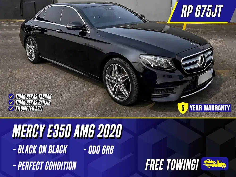 [ GARANSI 5TH ] Mercedes Benz E350 AMG 2020 Black Hitam Mercy E 350