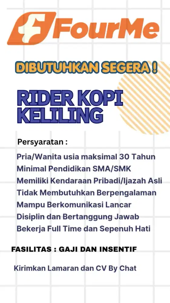Rider / Sales Kopi Keliling Medan