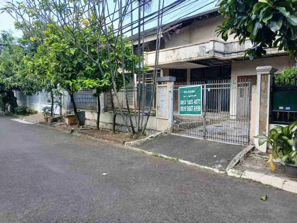 dijual Rumah di Pondok Indah, rumah lama dg tembok kokoh batu bata merah