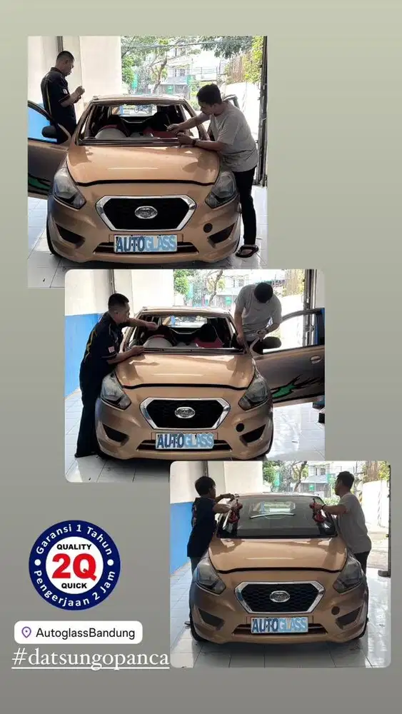 Dijual Kaca Depan Mobil Datsun Go panca