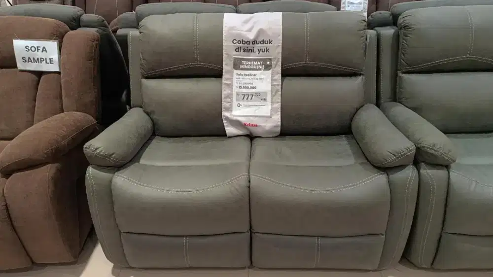 Dijual: Sofa Recliner Nathan — Promo Spesial