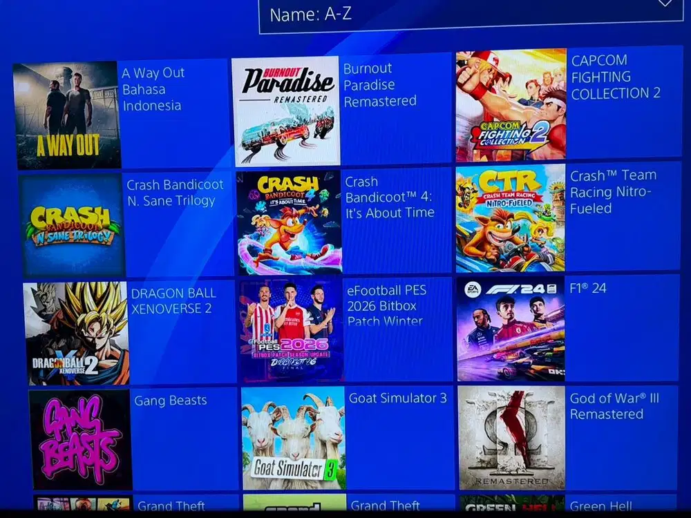 Playstation 4 H.E N fw 9 (versi terbaik) 1 Tera 2 stik Jual Murah ps 4