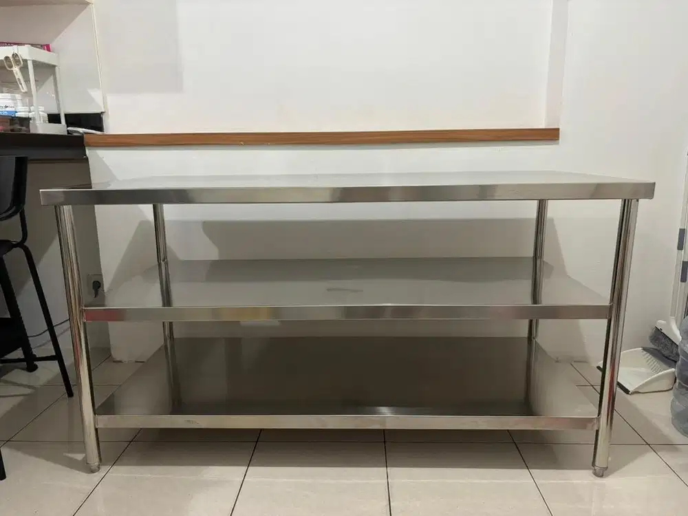 meja dapur stainless steel