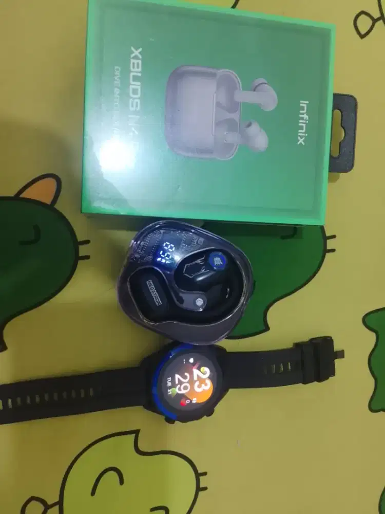 Smartwatch infinix watch xw2 dan bud n4 pro