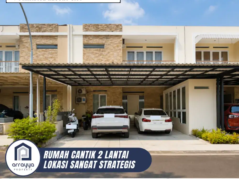DIJUAL RUMAH PREMIUM 2 LANTAI SIAP HUNI LOKASI SANGAT STRATGEIS DI PARADISE RESORT CITY (EN685)