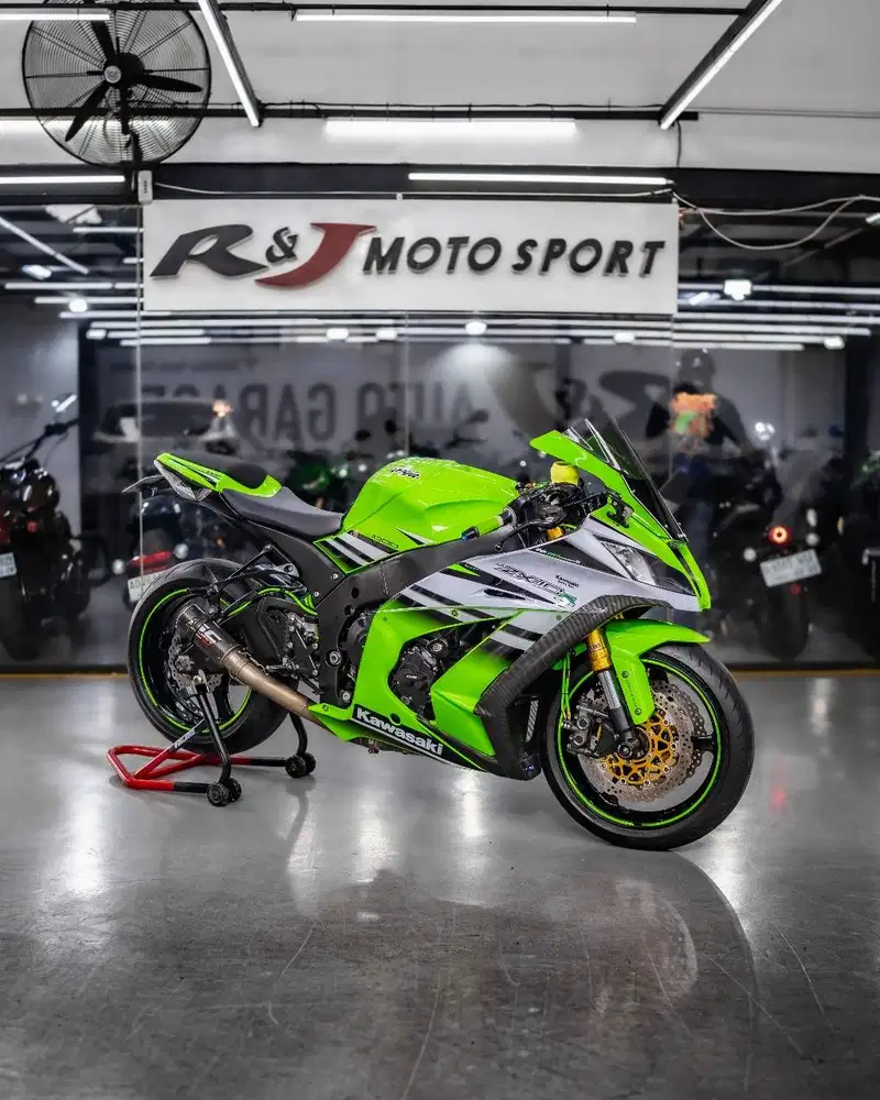 Kawasaki ZX10R ZX 10 ZX10 Nik 2015 Knalpot SC Project Odo 14.000 an