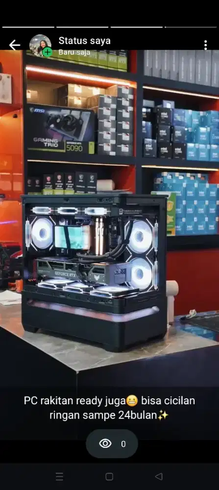 PC rakitan Custom budget bisa kredit tanpa DP