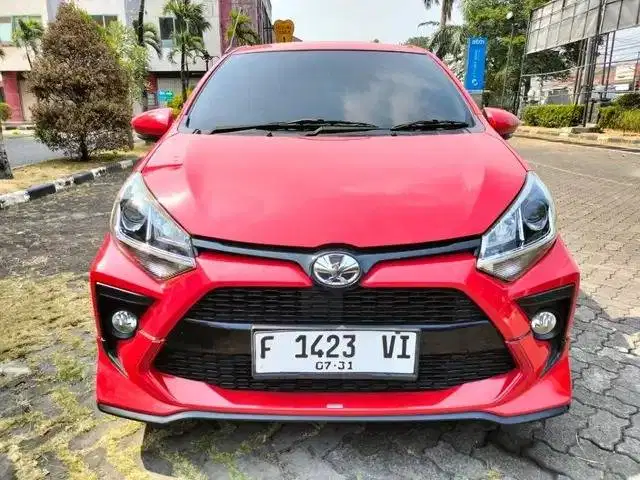 Dijual Santai: Toyota Agya 1.2 G TRD Sportivo Bensin AT 2021 Merah