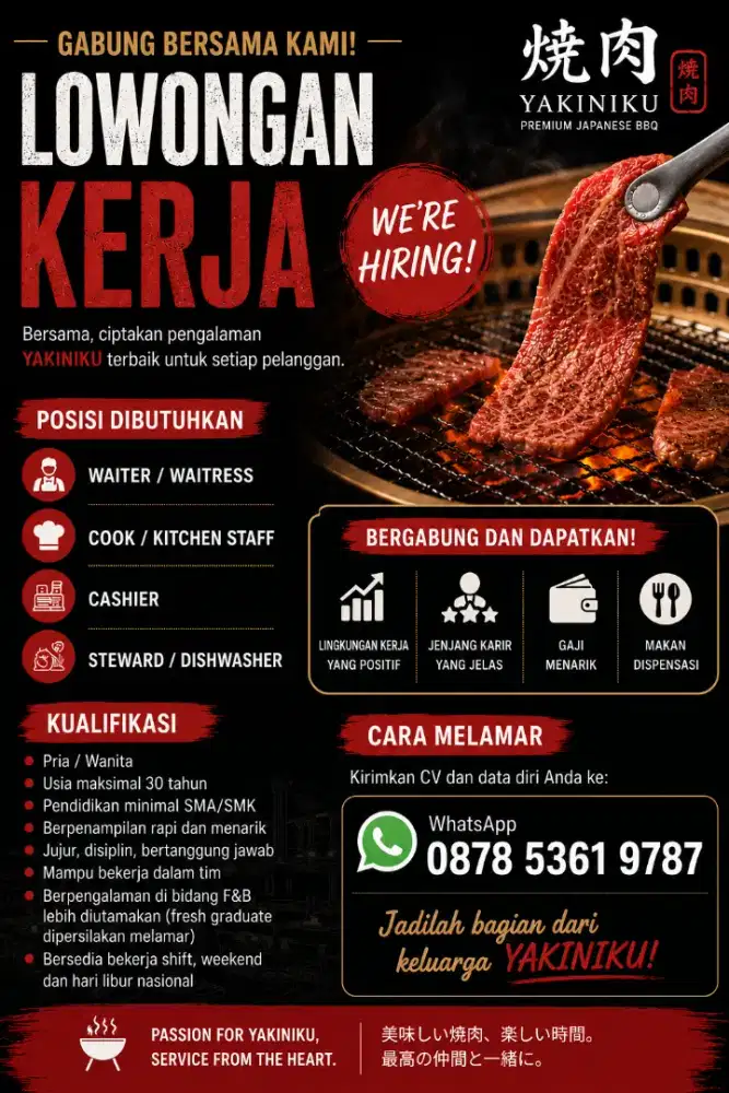 Lowongan kerja restoran