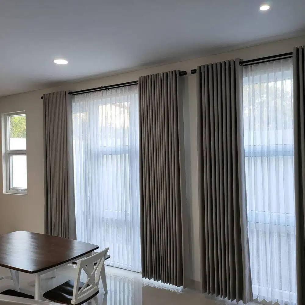 Jual gorden jendela model terbaru gorden pintu blackout gorden kantor
