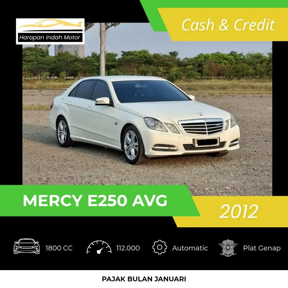 Mercedes Benz Mercy E250 AVG 2012 Low KM 112RB