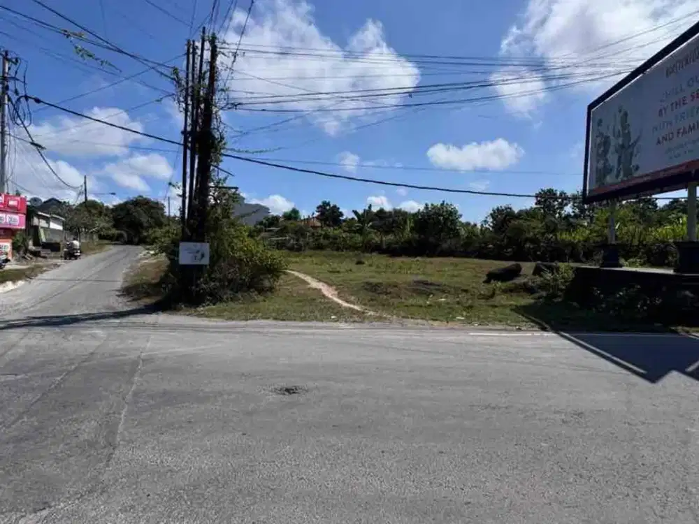 Dijual tanah murah jalan utama nusadua Bali cocok untuk hotel dll