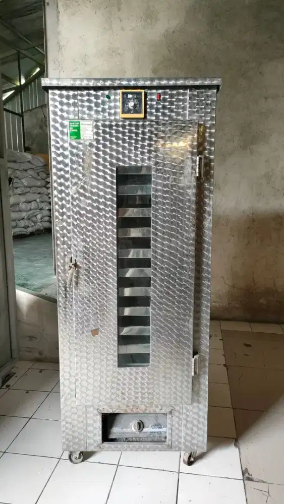 Dijual mesin oven pengering gas stainless 12 rak