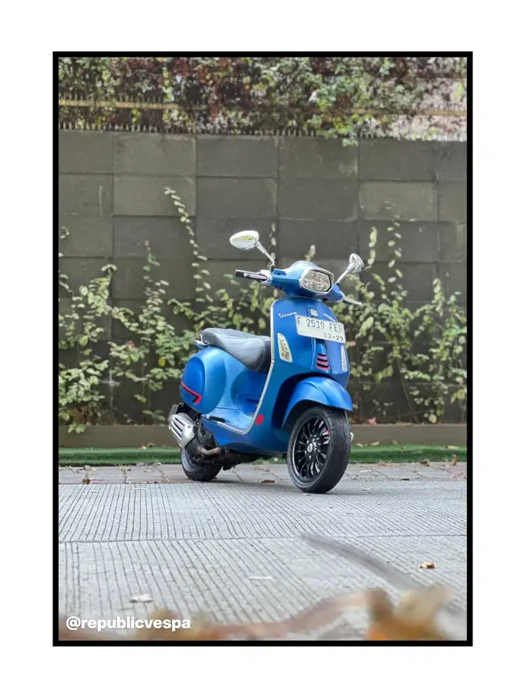 TERMURAH VESPA SPRINT S150 IGET ABS FACELIFT TH 2019 WARNA BLUE VIVACE
