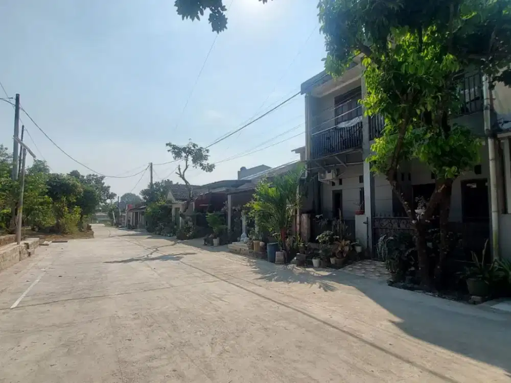 Tanah Murah Tajur Halang Bogor, Area Ramai Rumah warga Jalan Lega