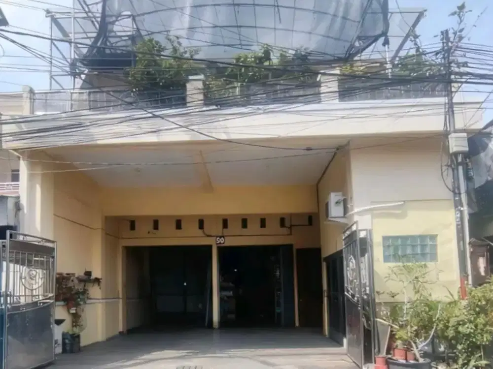 Jual Lelang Murah Rumah Usaha Selangkah dari Nol Jl Raya Kedungdoro Surabay