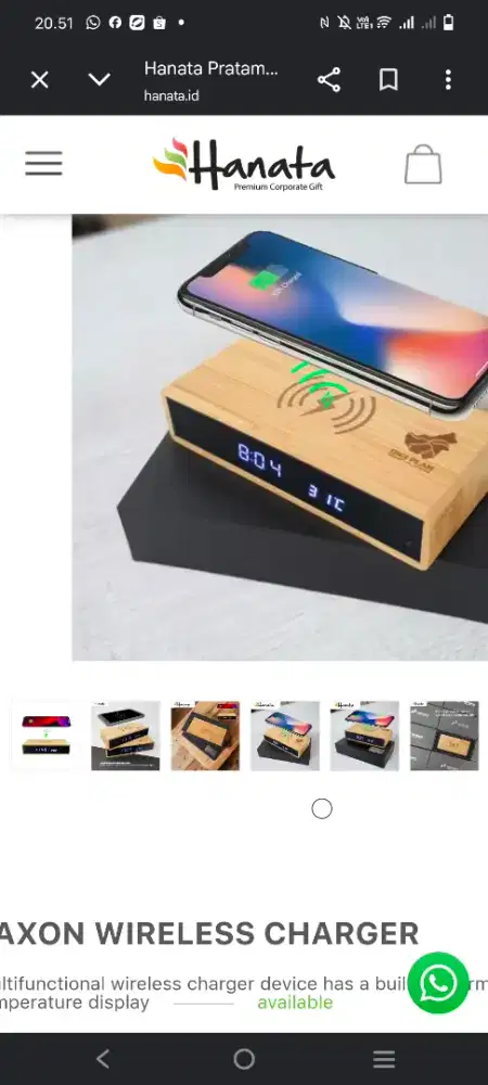 Wireless Charging Clock