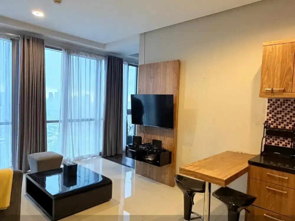 For  Rent & Sell! The Mansion at Kemang 1BR North Tower High Floor with SCBD View