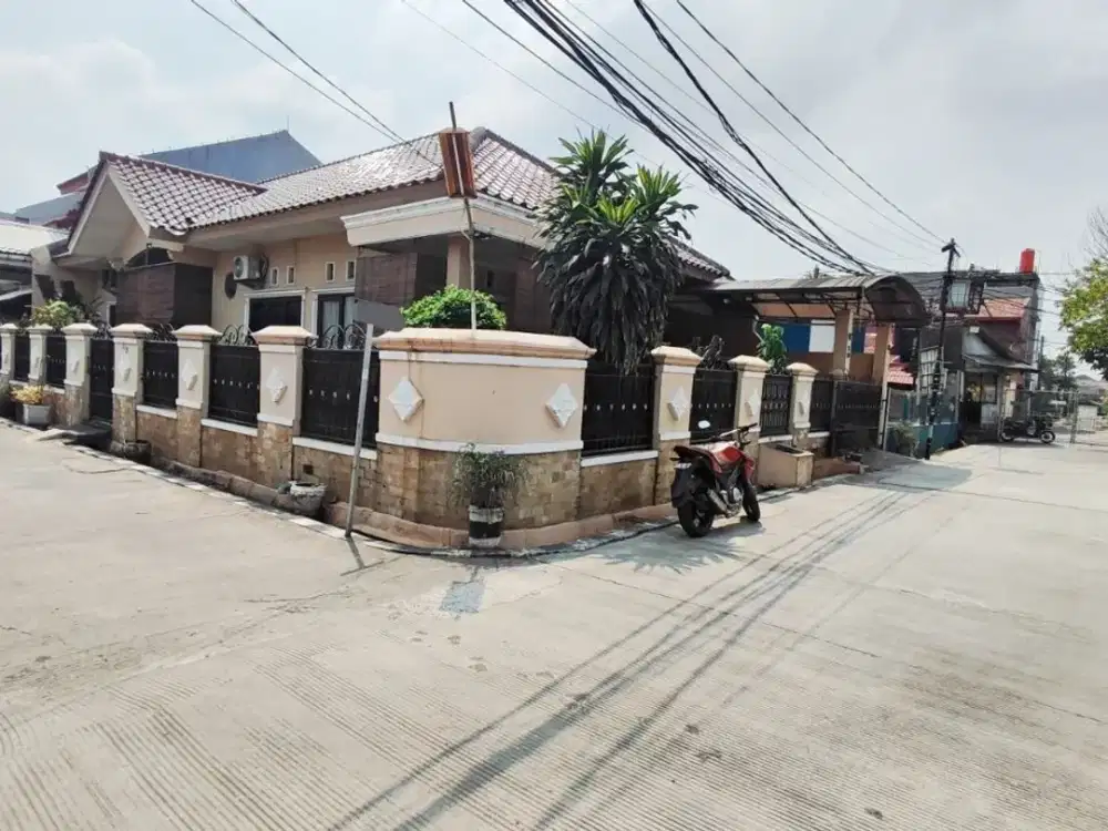 Dijual Rumah Hook Di Jatibening  Bebas Banjir Siap Huni Dekat Tol Dan LRT