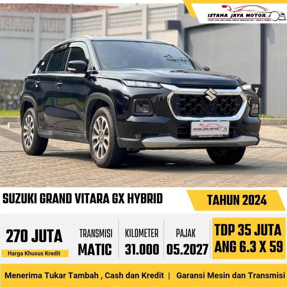 FREE COATING !! Suzuki Grand Vitara GX Hybrid 2024 Hitam