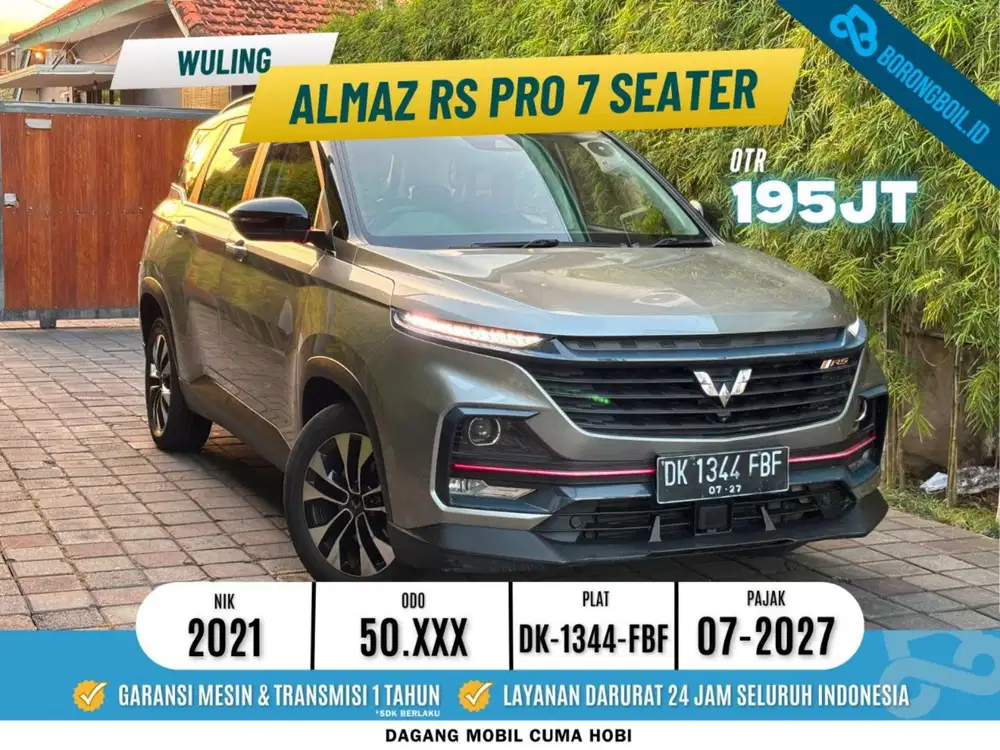 SIAP PAKAI! WULING ALMAZ RS PRO 7 SEATER 2021