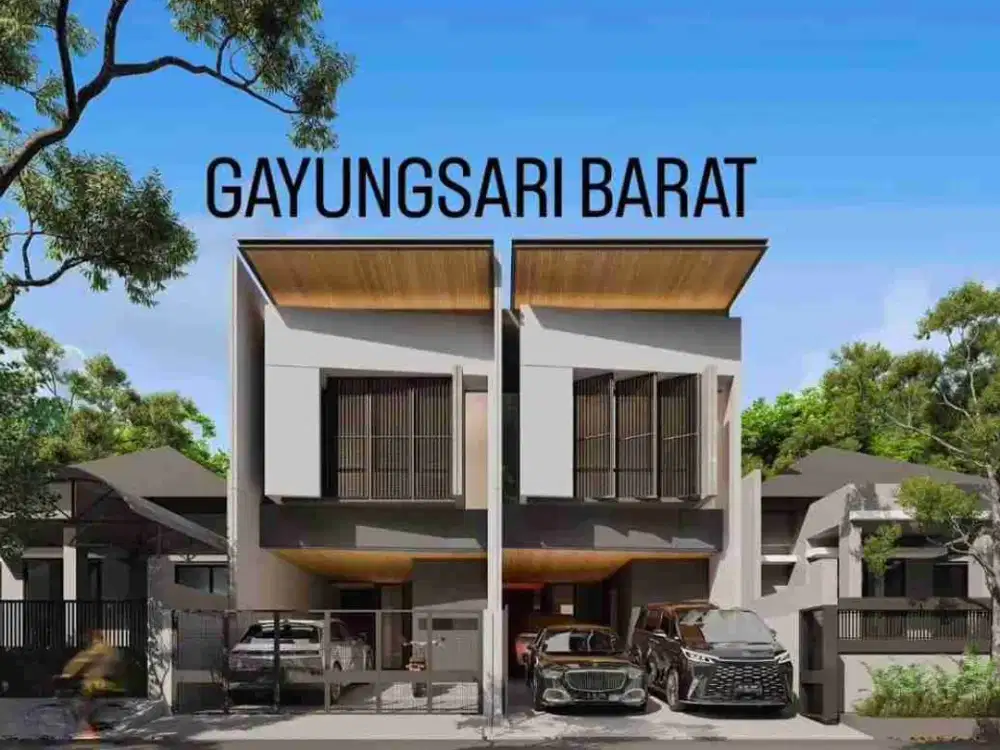 Dijual rumah baru di Gayungsari  Surabaya selatan.ready Desember 2026