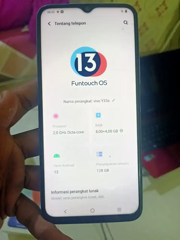 HP Vivo Y33s Ram 8/128GB