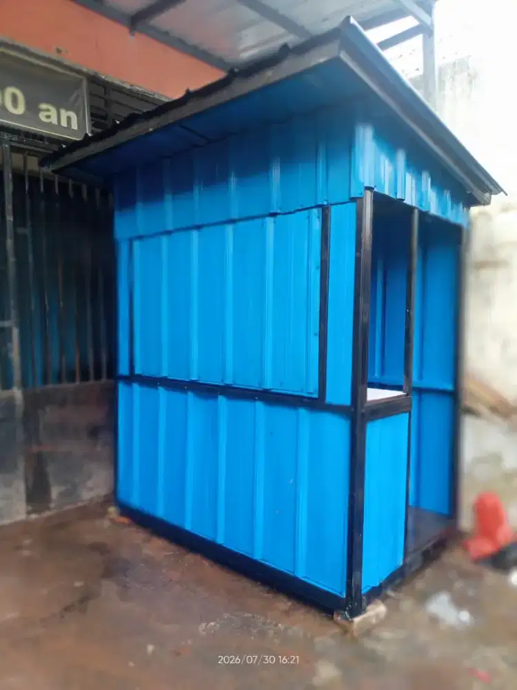 Booth container kontener dan gerobak.jatu bekas bogor