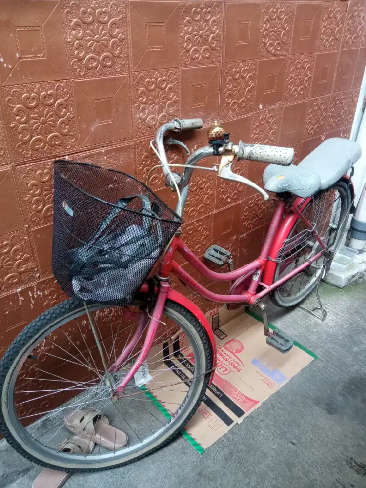 URGENT JUAL MURAH SEPEDA KERANJANG UNITED