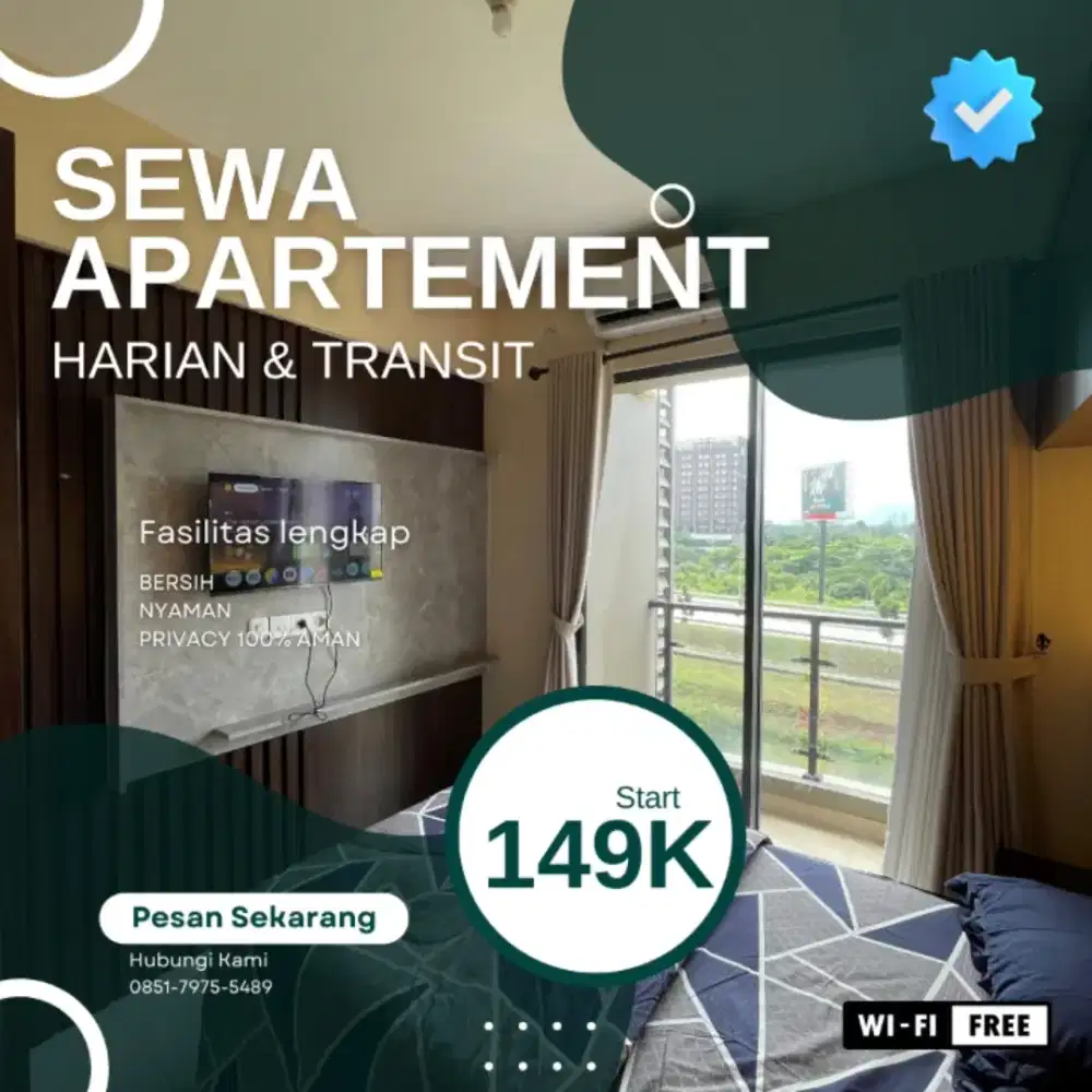 Sewa Apartemen Emerald Bintaro Harian/Transit Termurah Tangerang