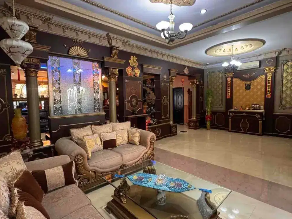dijual perumahan cemara asri lebar 12 fully furnish classic mewah