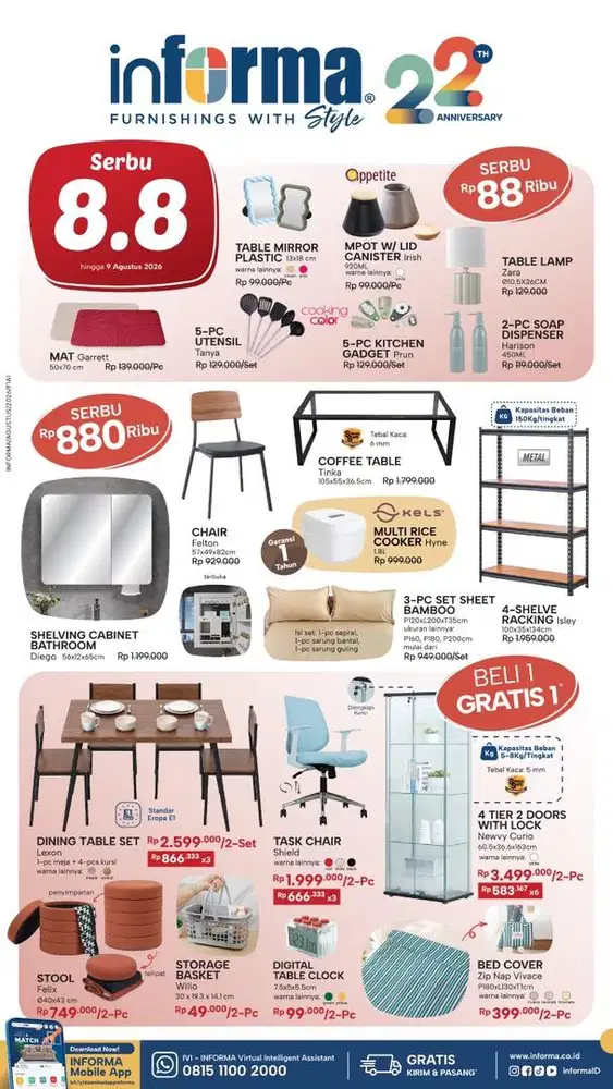 Promo 8.8 serba murah meriahh