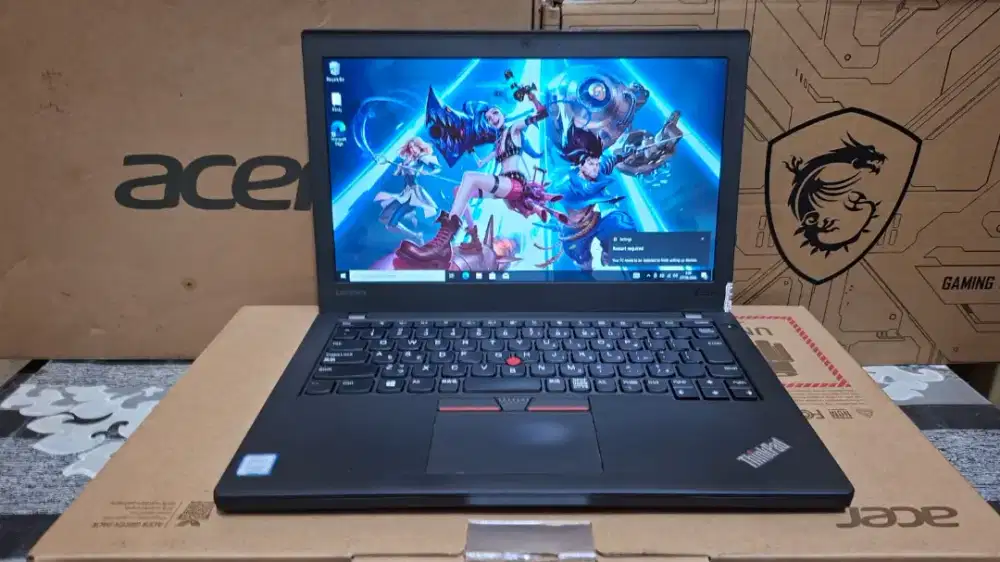 Laptop Lenovo Thinkpad X270 •CORE I5 GEN7 •4GB •SSD 256GB • SIAP PAKE