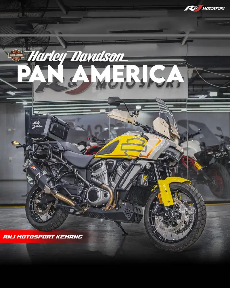 Harley Davidson Pan American 1250 Tahun 2023 KM 1.000an Knalpot Zard