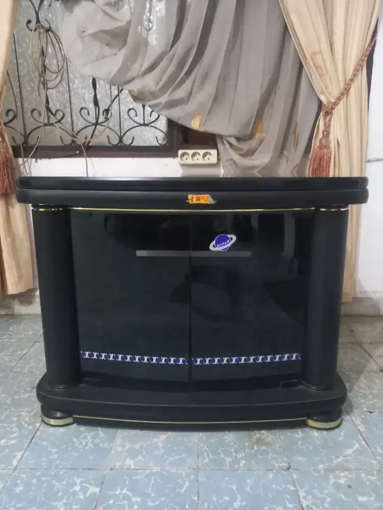 Buffet TV & Meja Berwarna Hitam