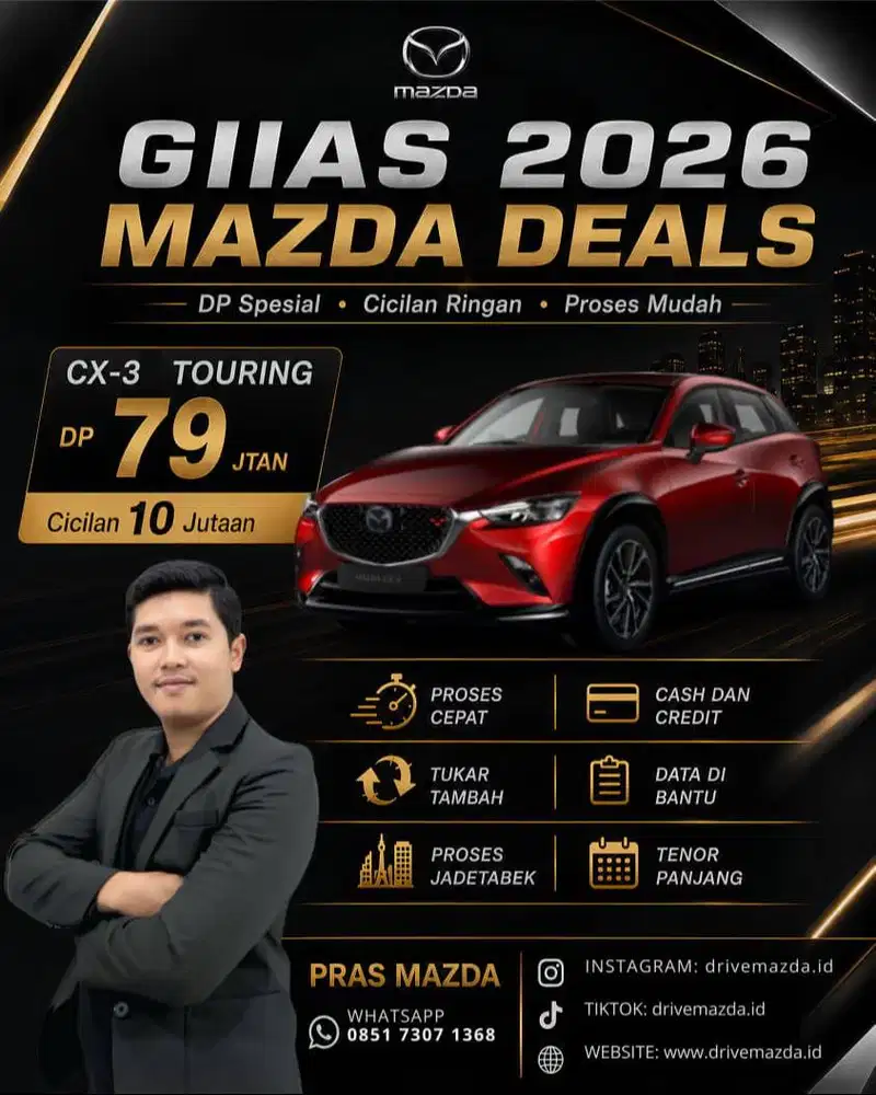 DP Mazda CX-3 mulai 60jutaan - Special deals giias 2026