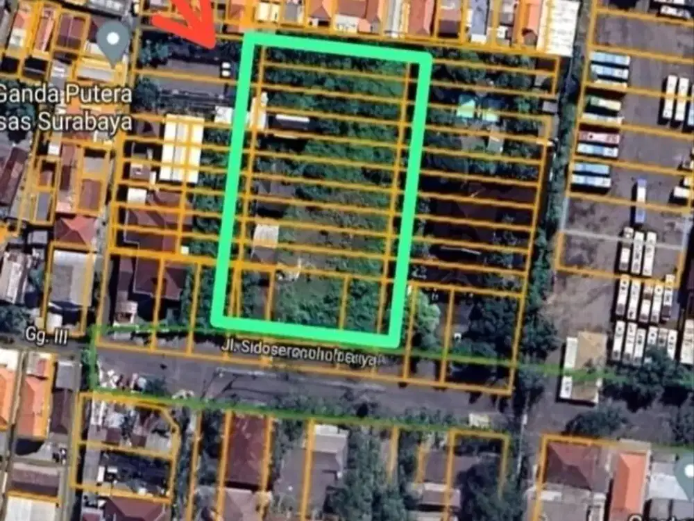 Tanah RAYA SIDOSERMO INDAH STRATEGIS BAGUS BISA UTK USAHA HOTEL, KANTOR, SEKOLAH, RUMAH SAKIT, APARTMENT, MINI CLUSTER PERUM, DLL