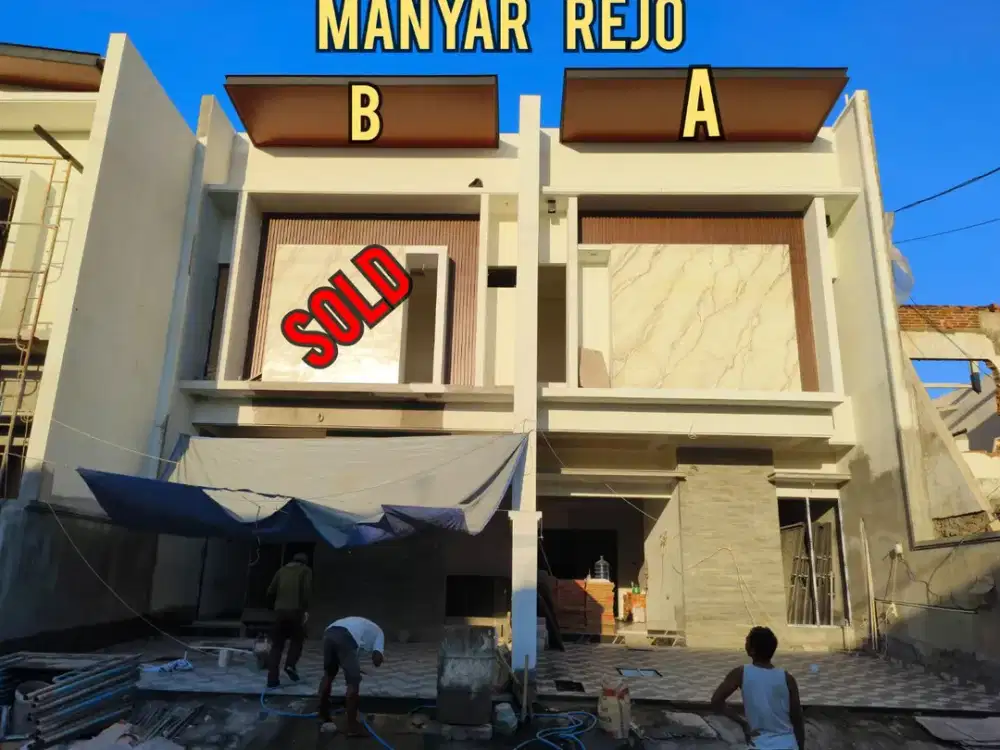 BARU GRESS. RUMAH MANYAR REJO SURABAYA TIMUR. DEKAT KLAMPIS, KERTAJAYA, UNAIR, ITS, GALAXY MALL, MERR, NGINDEN, NGAGEL, dsb