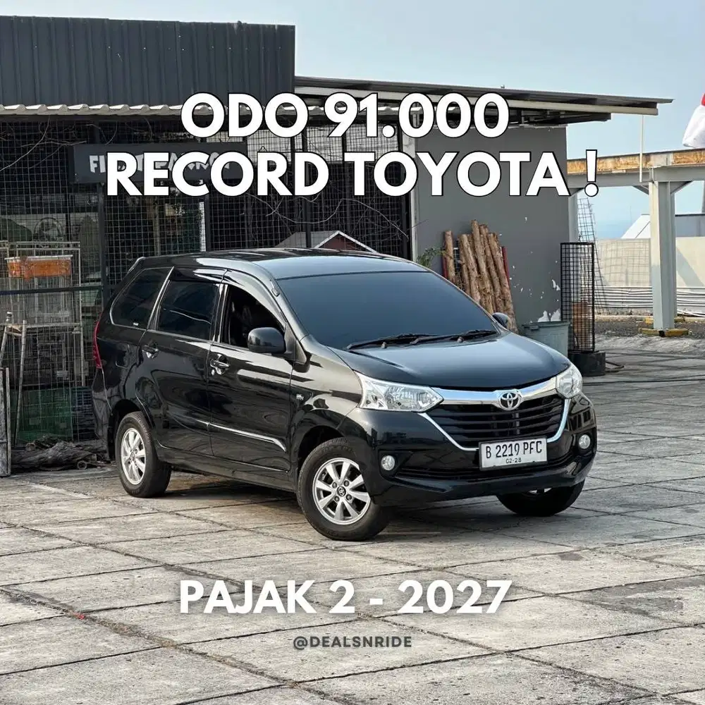 ODO 91.000 ANTIKK !! TOYOTA AVANZA G 1.3 2017 MURAH SIAP PAKAI