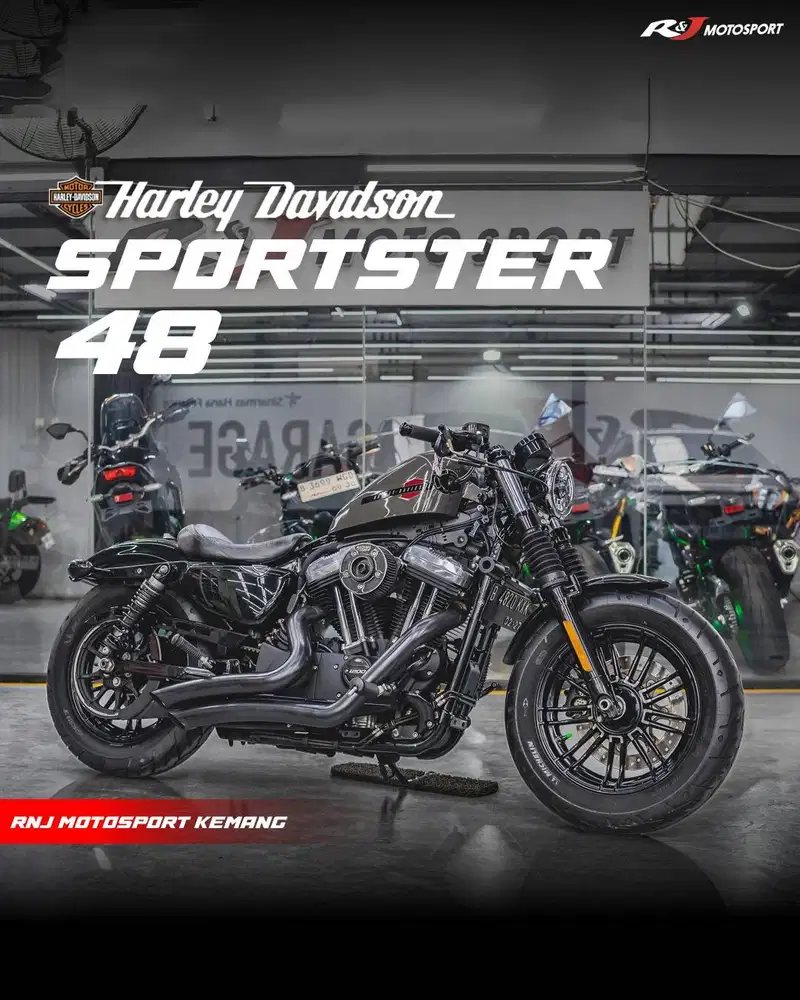 Harley Davidson Sportster 48 Nik 2019 odo 16.000 an km Knalpot V&H