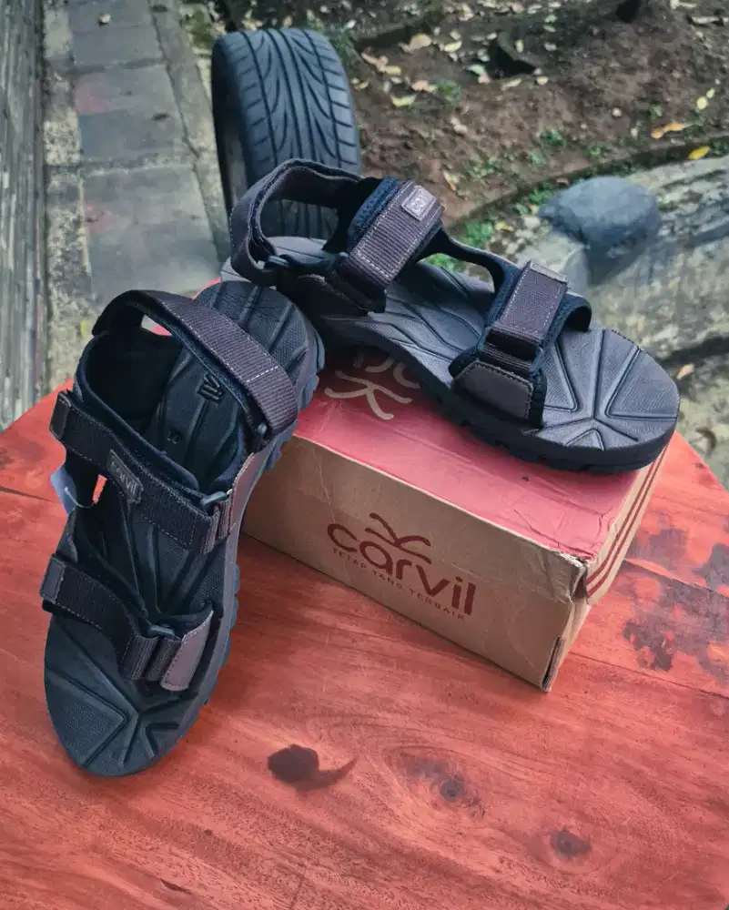 CARVIL Sandal Gunung ZONAMA BROWN • SIZE 44 (29cm) •