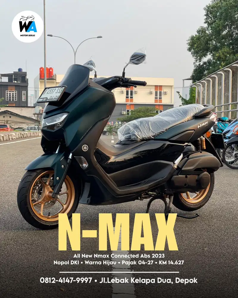 DP 500 RIBU Yamaha New Nmax Connected Abs Tahun 2023 Cash/Kredit