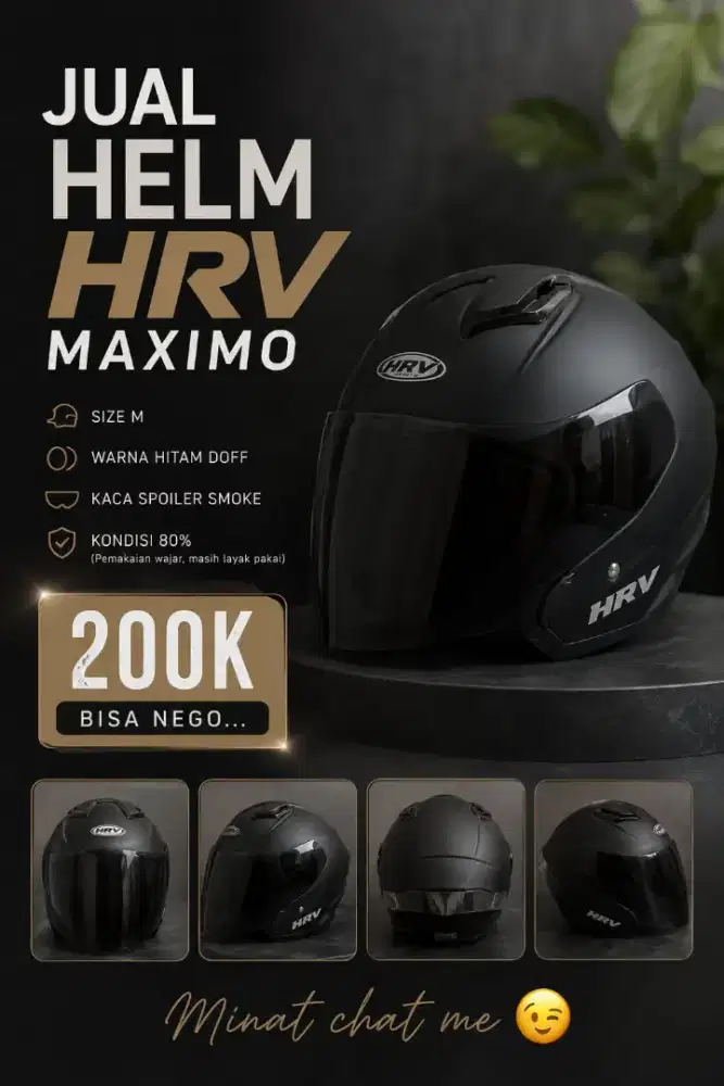 JUAL HELM BEKAS