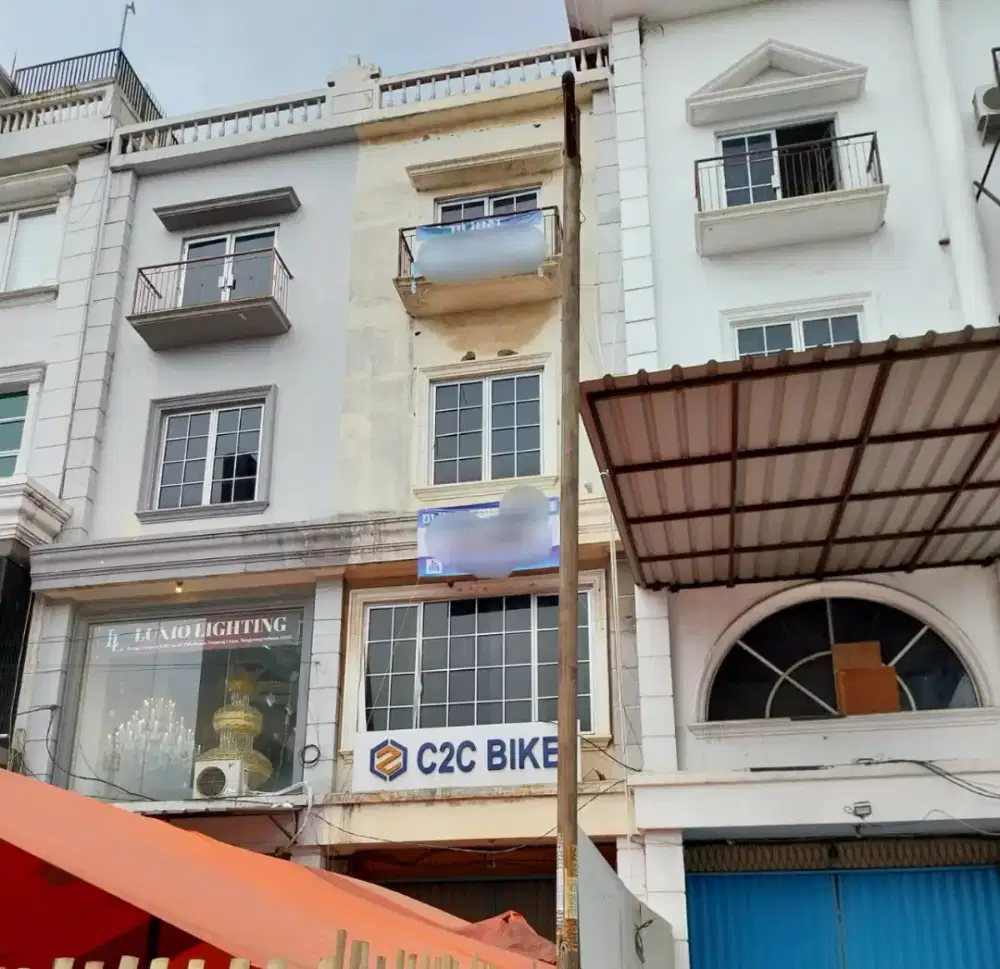 Jual ruko di Jl.Raya Serpong tingkat 4,5 lantai murah banget