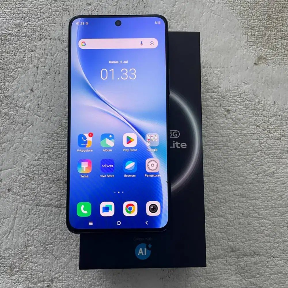 Vivo V60 Lite 5G Warna Hitam 12/512GB