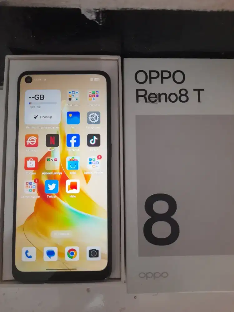 Oppo Reno 8T spek 8/256 Kel Fullset