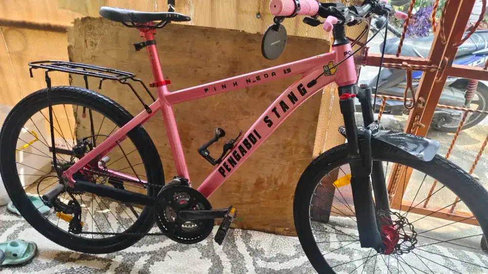 Pacific Invert Pink Custom | Shimano Tourney TX 3x7 | Kenda 26 |