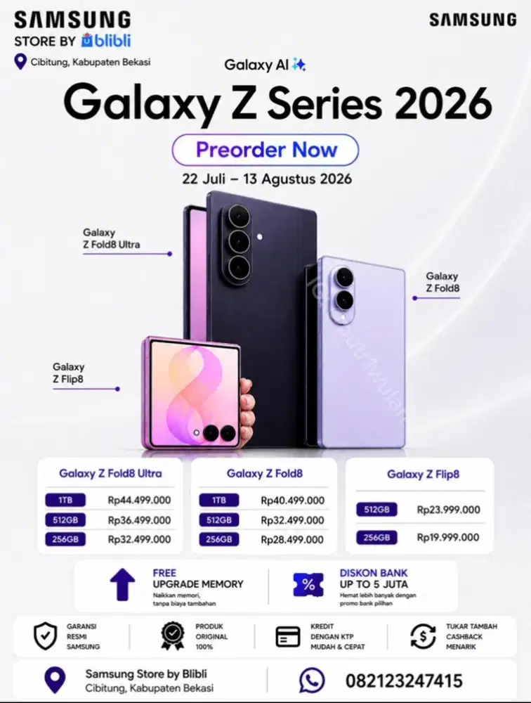 PRE-order Flip, Fold8, Fold8 Ultra hrga miring